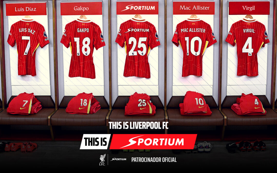 Sportium se convierte en patrocinador oficial del Liverpool FC en España, LATAM, Portugal e Italia  